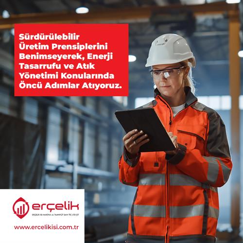 Sürdürülebilir üretim prensiplerini benimseyerek, enerji tasarrufu ve atık yönetimi konularında öncü adımlar atıyoruz.